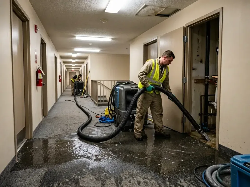multi-unit-apartment-hallway-f-005 — frequently asked questions, Emergency Burst Pipe Water Extraction & Removal in Doctor P…